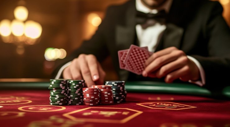 Tampilan permainan Mega Moolah di platform kampung 138 dengan gulungan slot dan panel informasi jackpot